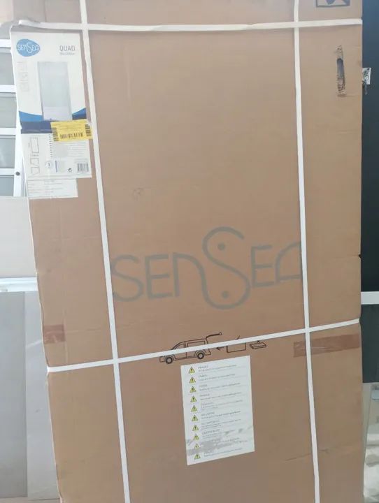 Box para banheiro pivotante 90x190 sensea - Foto 5