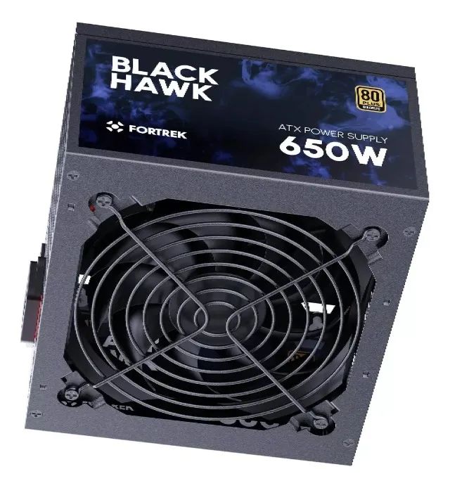 Fonte ATX Fortrek Black Hawk 650W - Alta Potência e Durabilidade Loja Coimbra Computadores - Foto 4