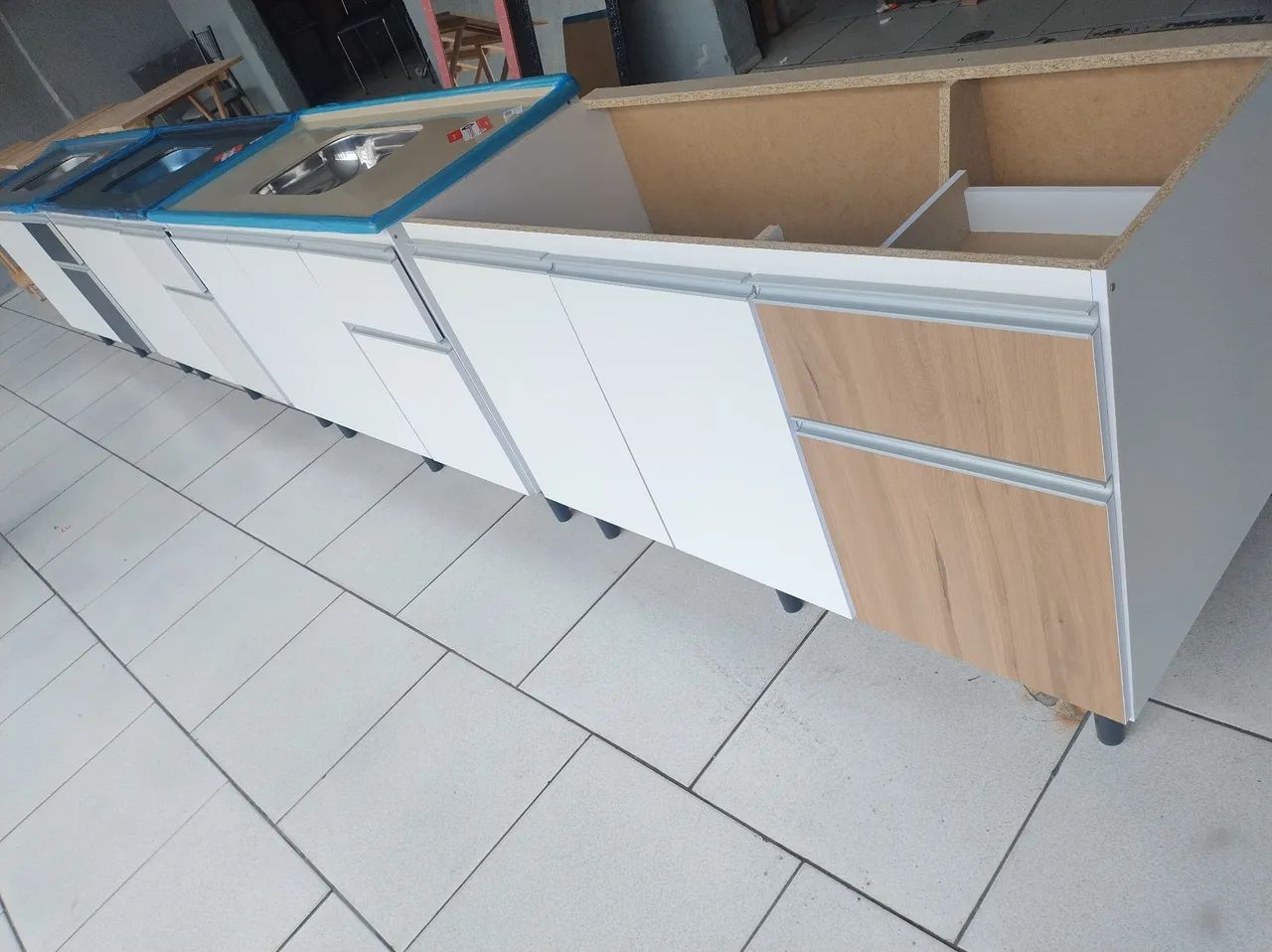 Balcão e Pia com cuba inox novas  - Foto 5