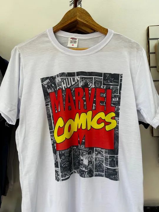 Camiseta Marvel Comics - Unissex