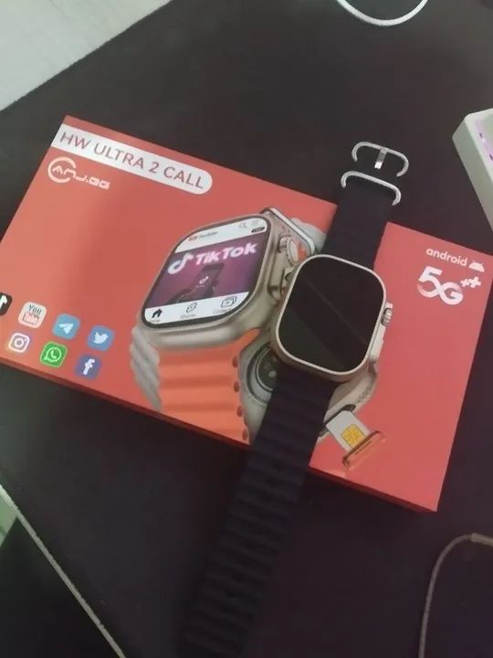 Smartwatch Hw Ultra Call G Amoled Dual Cam Chip Wifi Lan Amento Smartwatches Cidade