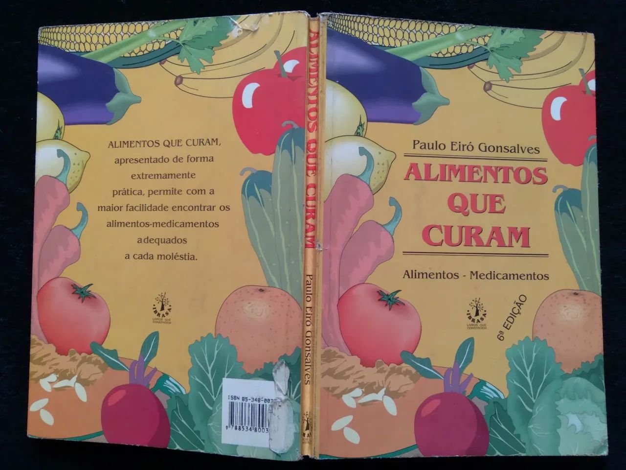 LIVRO ALIMENTOS QUE CURAM - PAULO EIRÓ GONSALVES