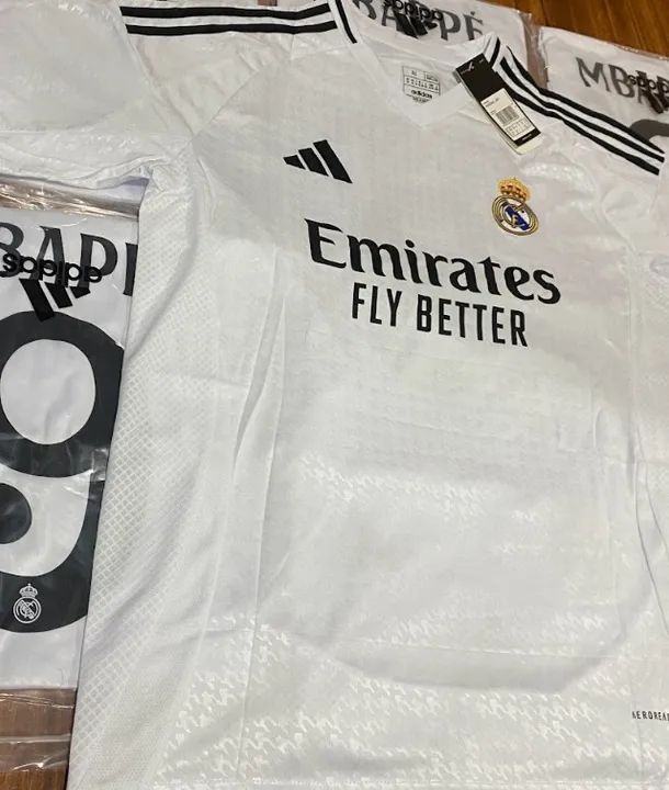 Camisa Branca Real Madrid 2025 Mbappé Qualidade - Foto 2
