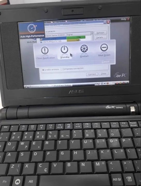 Asus EEE PC antigo sucata no estado - Foto 4