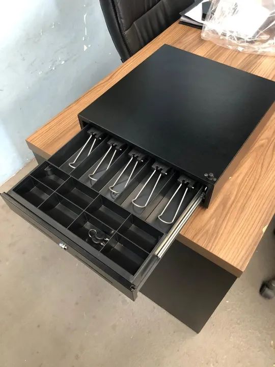 Gaveta caixa de dinheiro caixa registrador eletrica e manual - Foto 2