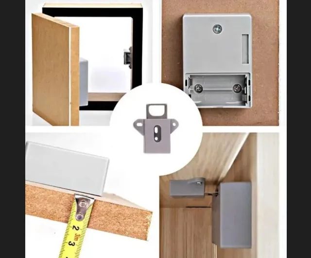 Trava invisível armário, para casa, academia, gaveta, bateria, fechadura COD-AM588 