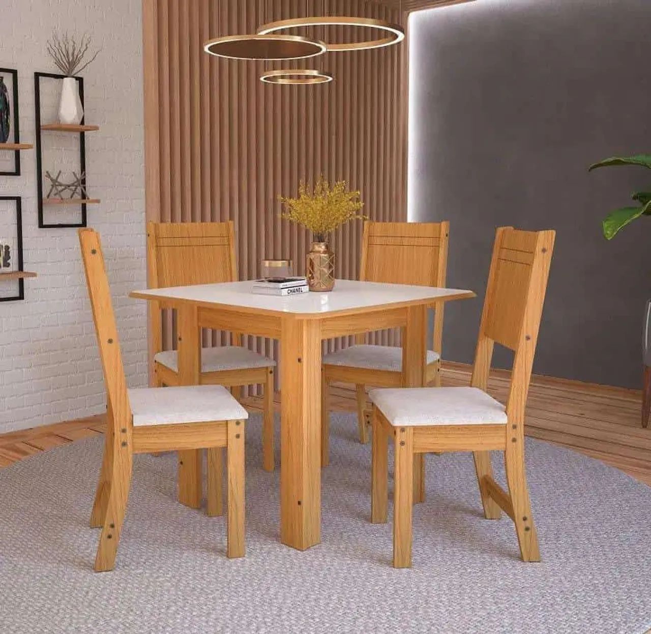 Conjunto de Mesa e Cadeiras para Jantar a partir de  - Foto 5