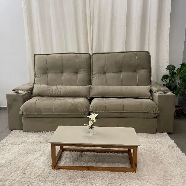 Sofá retrátil reclinável Muaro - Foto 5