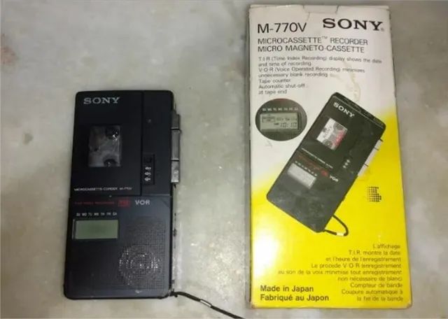 Micro cassete recorder  um Panasonic e  outro Sony - Foto 3