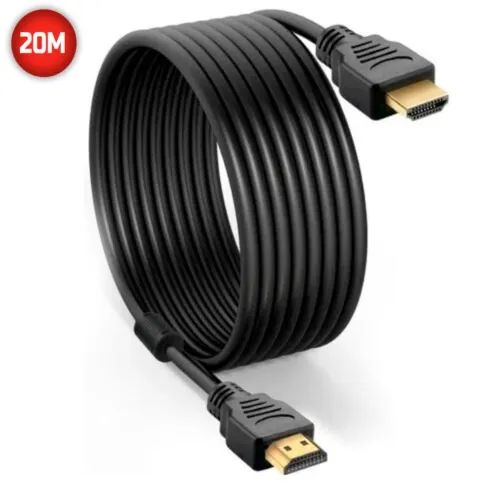 Cabo HDMI Grasep 1.4 20M Full HD 1080p - D-H5000 - WZetta