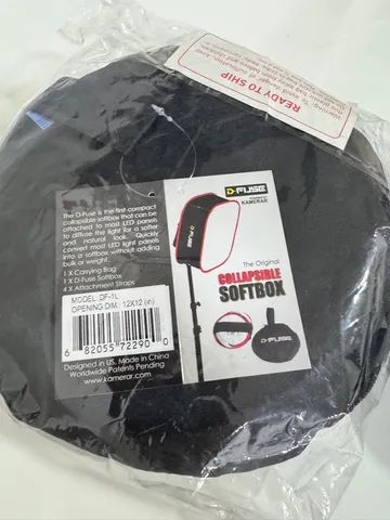 Par de Softbox difusor de iluminador novo na embalagem - Foto 3