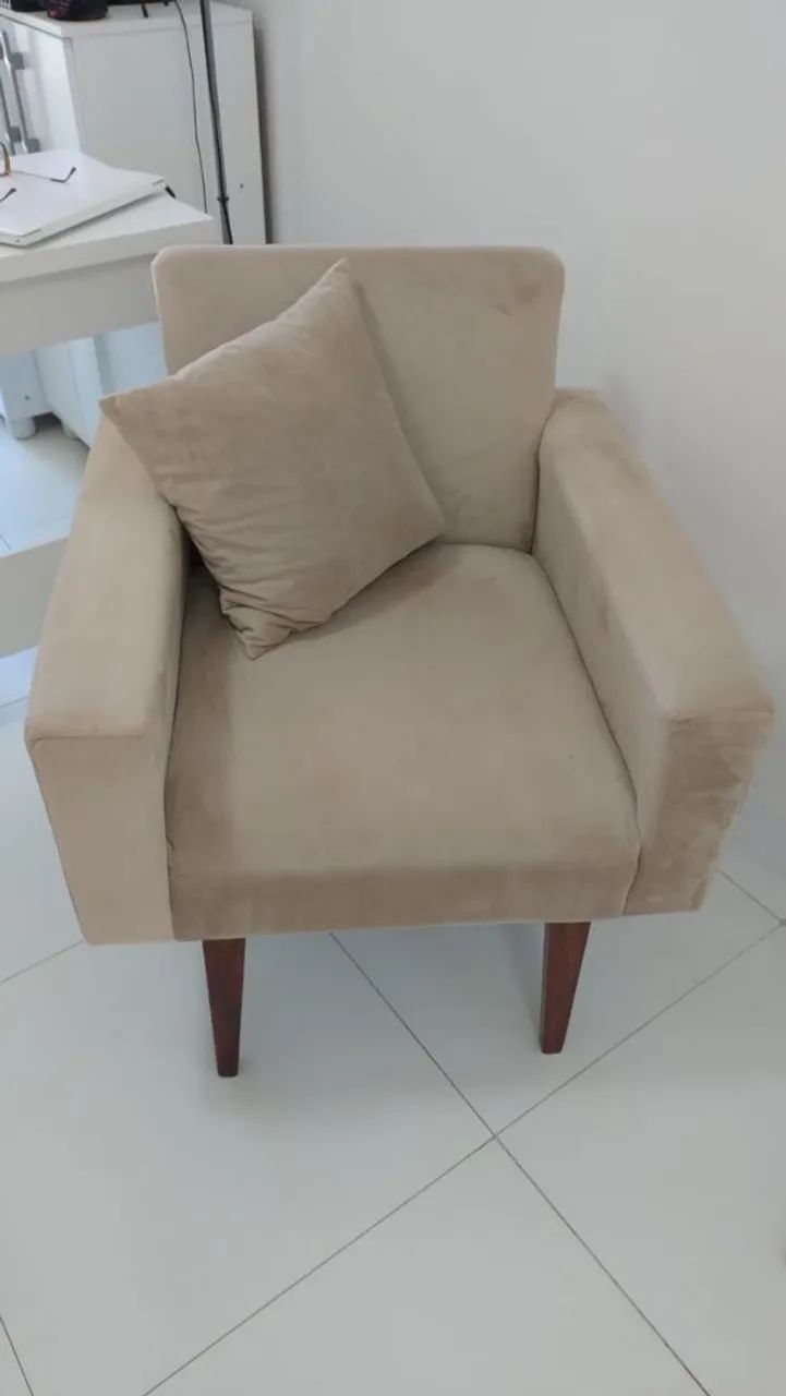 Poltrona confortável e elegante