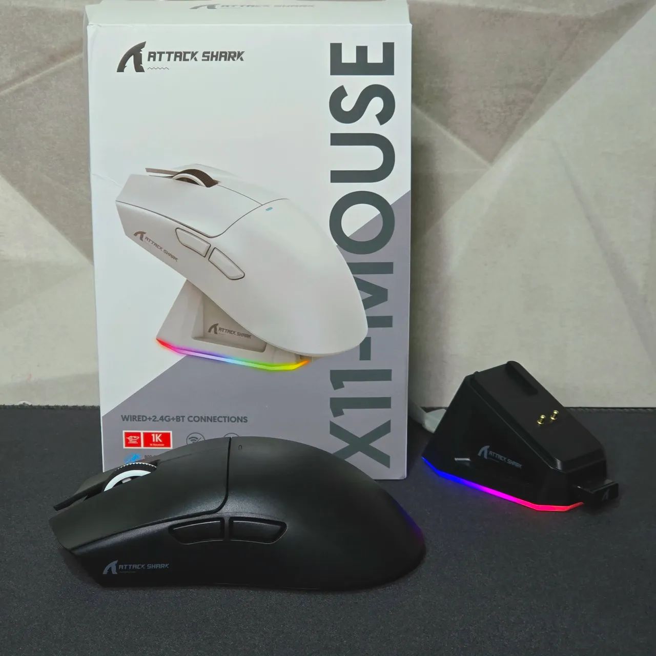 Mouse Gamer sem Fio Attack Shark X11