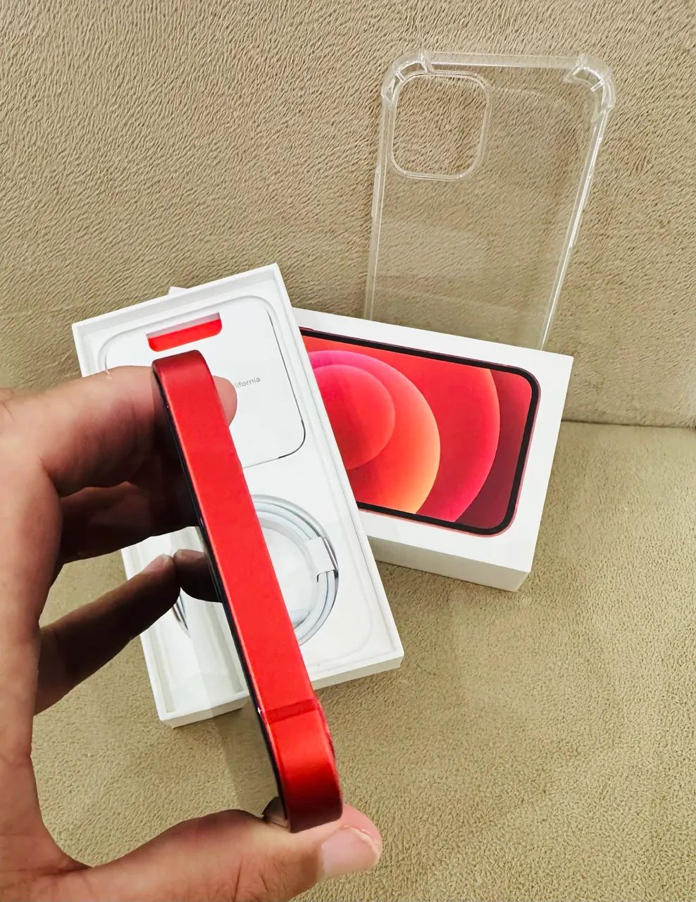 IPHONE 12 256GB VERMELHO IMPECÁVEL O APARELHO COMPLETO CAIIXA