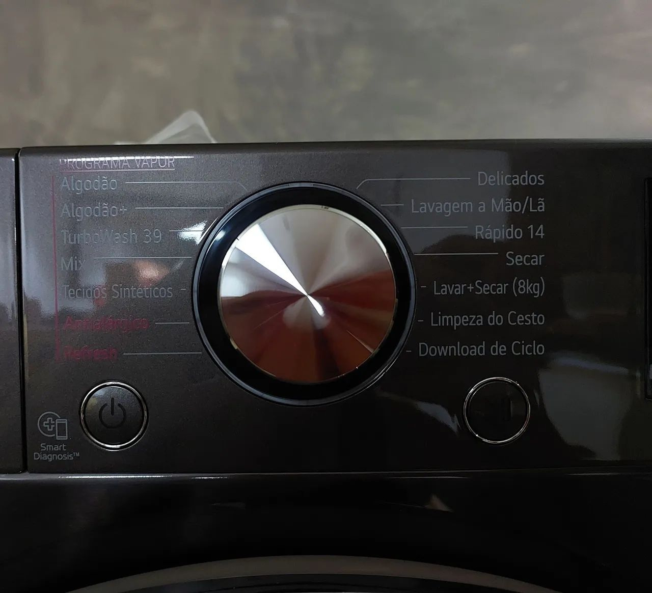 Lava e Seca LG Novo Smart 14kg Black Inox 110V - CV9014BC2  - Foto 5