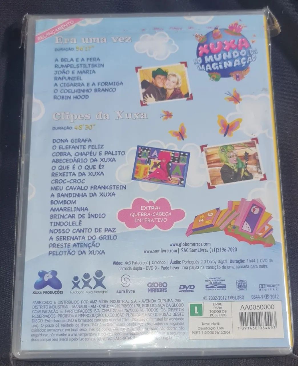 DVD Xuxa era uma vez e clipes - Foto 2