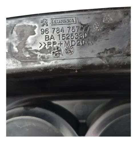 Porta Copos Moldura Console Peugeot 208 2014 2015 A 2018 Preto - Foto 6