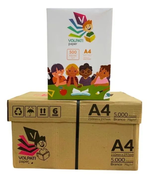 PAPEL SULFITE A4 VOLPATI PAPER - Foto 2