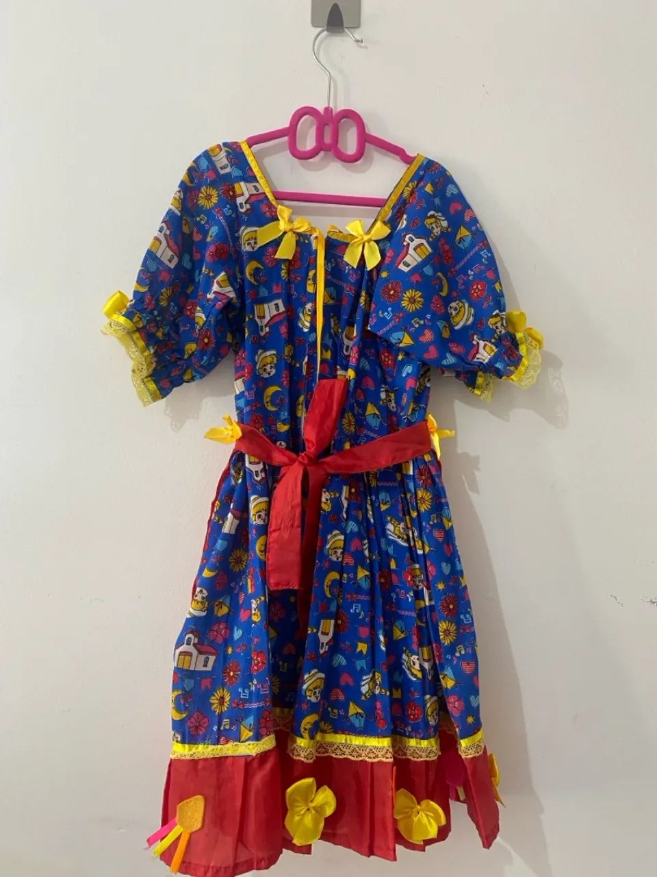 Vestido Festa Junina Infantil - 6 anos  - Foto 3