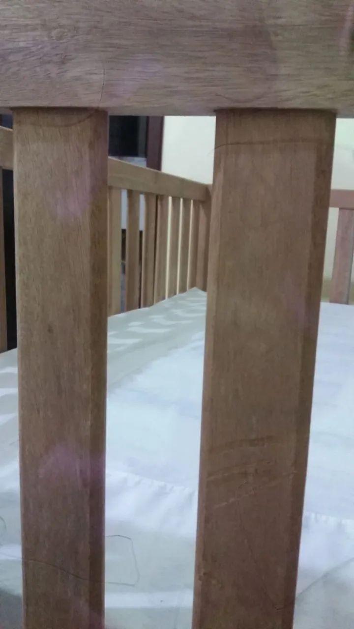 Berço em madeira de lei angelin  - Foto 5