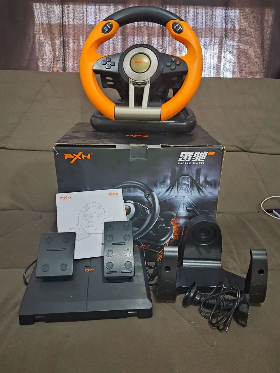 Volante de corrida PXN V3 Pro