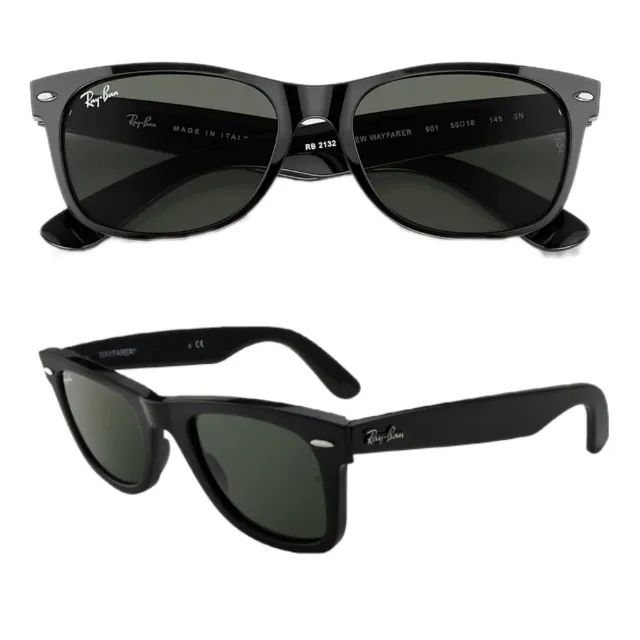 Oculos de Sól Masculino Feminino Clássico RayBan Wayfarer UV400 RF022 - Foto 5