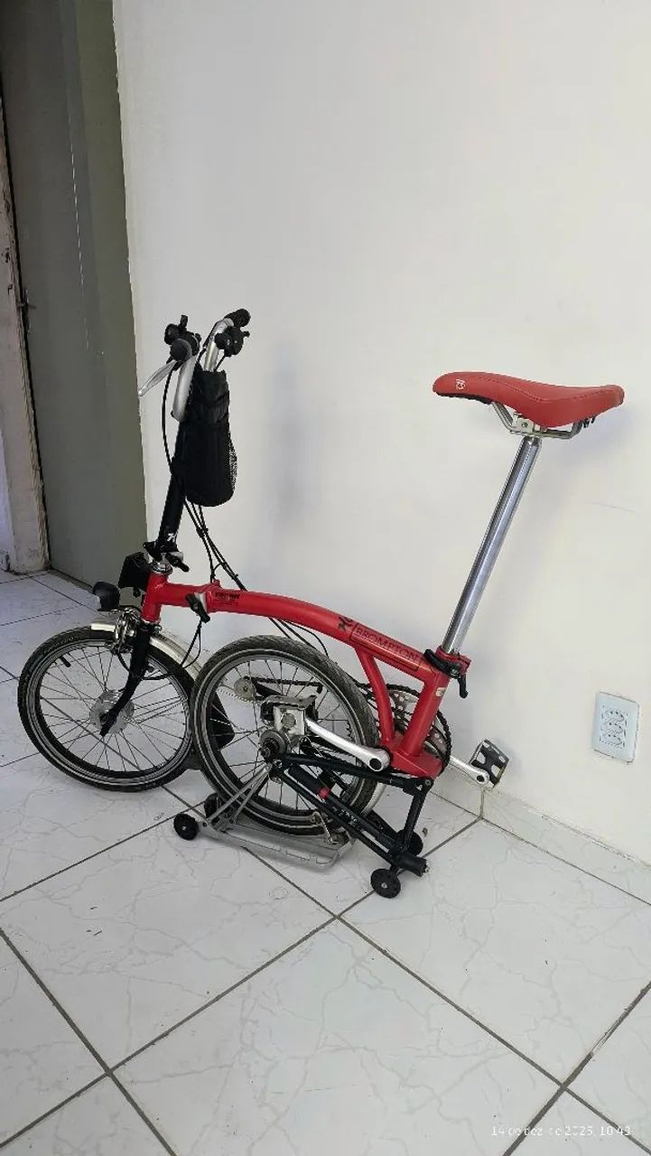 Bicicleta dobrável Brompton m3l 2009 - Ciclismo - Santo Amaro