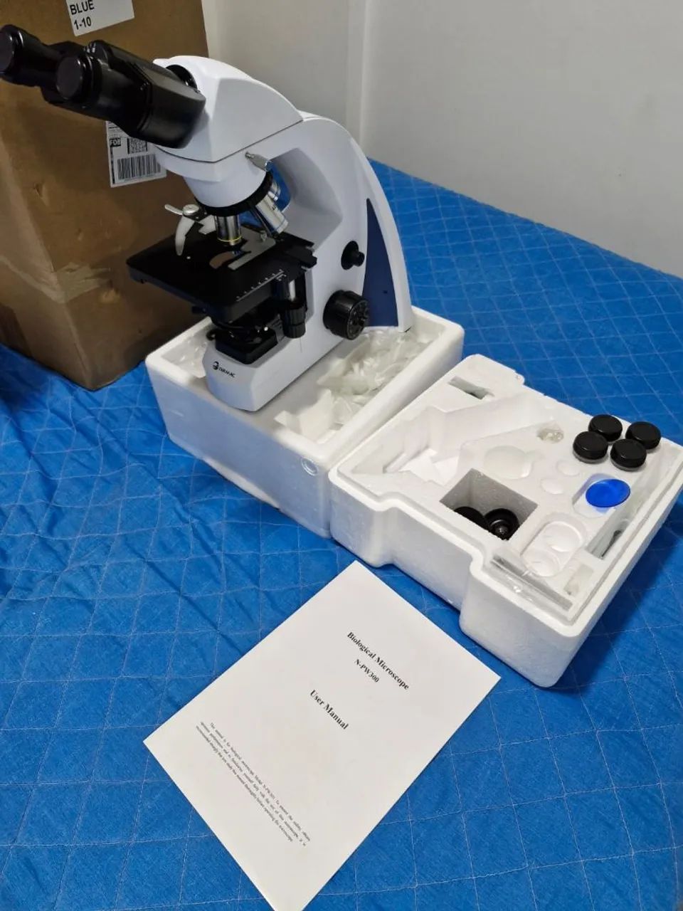 Microscópio de led com ótica infinita planacromática - Foto 2