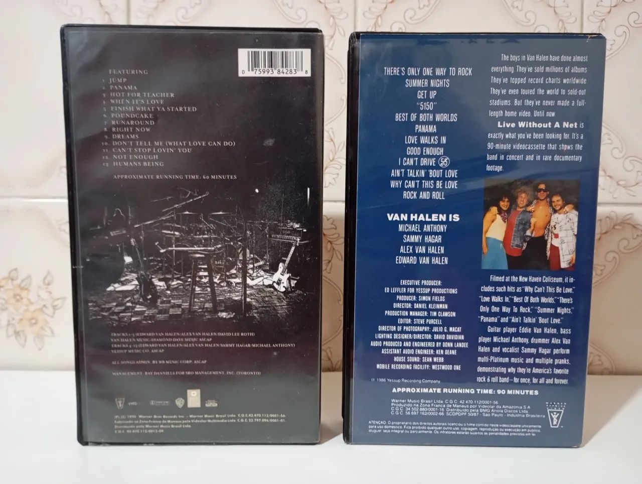 Combo VHS Clips/Show Banda Van Halen - Originais - Foto 2