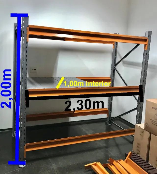 Estrutura Porta Pallet Completa. - Foto 2