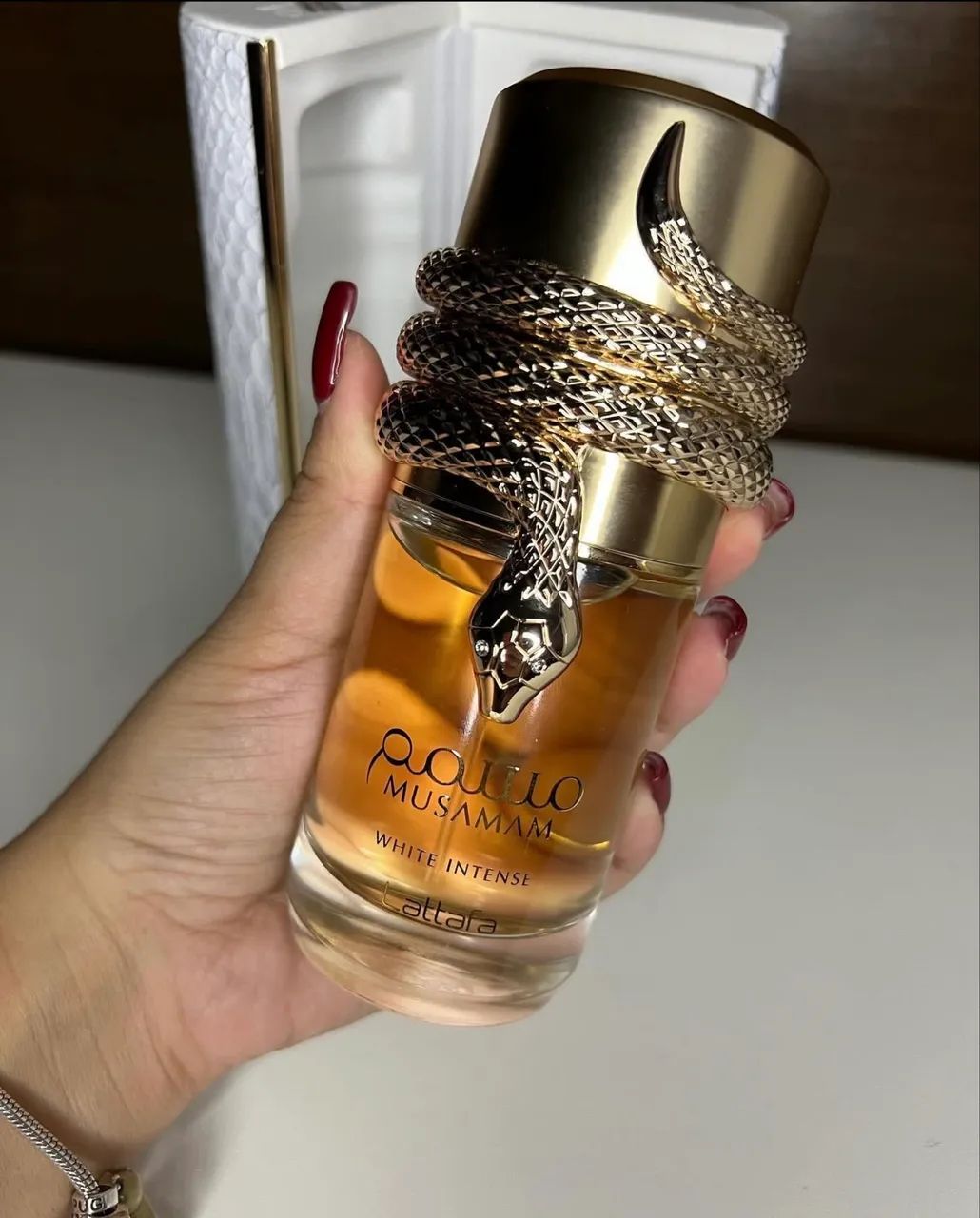 PERFUME ÁRABE MUSAMAN WHITE INTENSE - 100ml - Foto 5