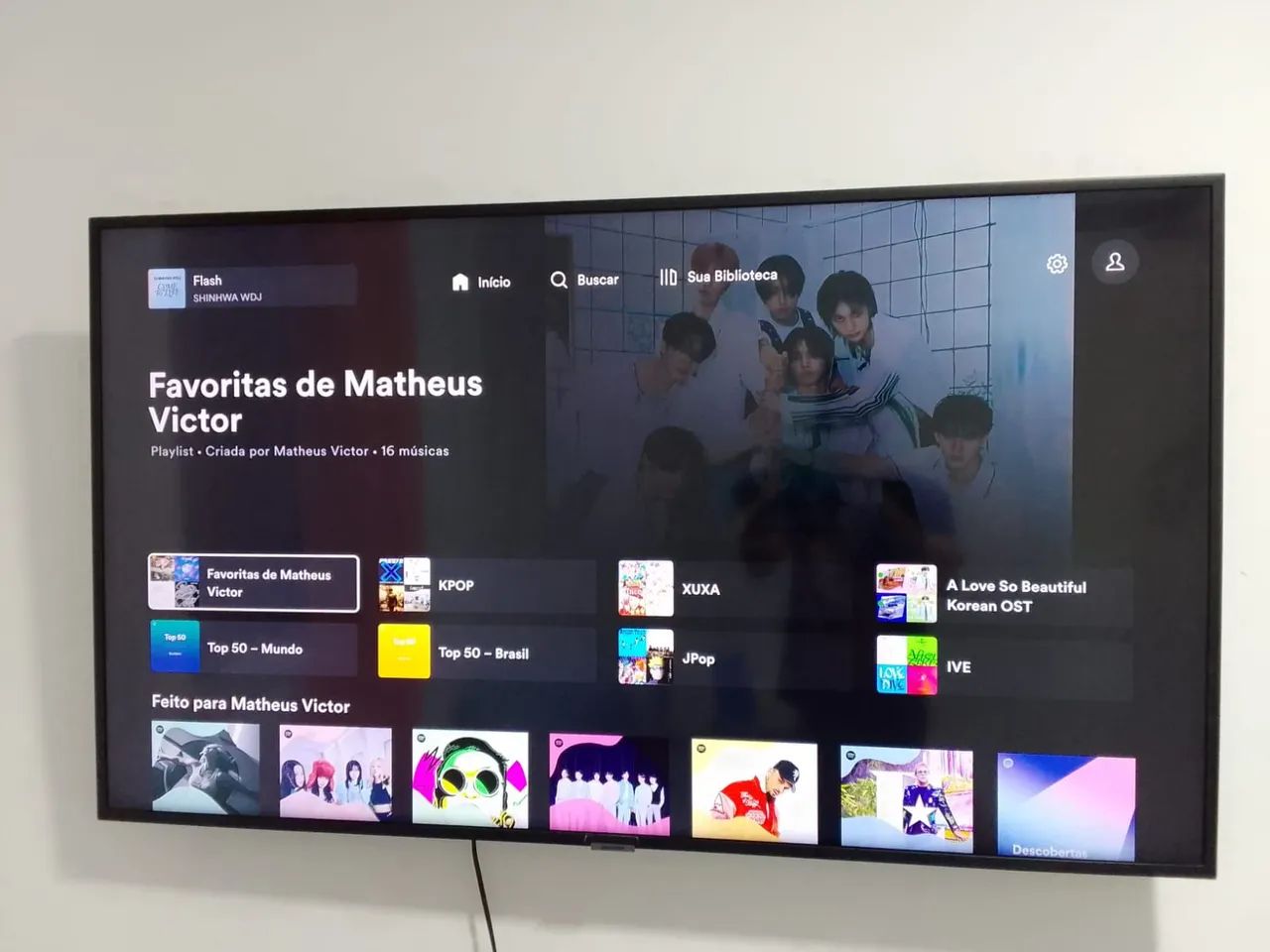 Smart TV Samsung 50" 4k com suporte - Foto 2