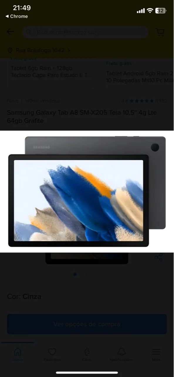 Tablet Samsung Tab A8 SM-X205 - Foto 2