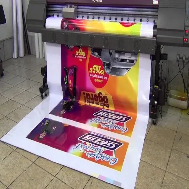 Lona para Outdoor Tamanho 9x3mt em HD Alta definição Borda 5cm Com ilhós - Foto 6