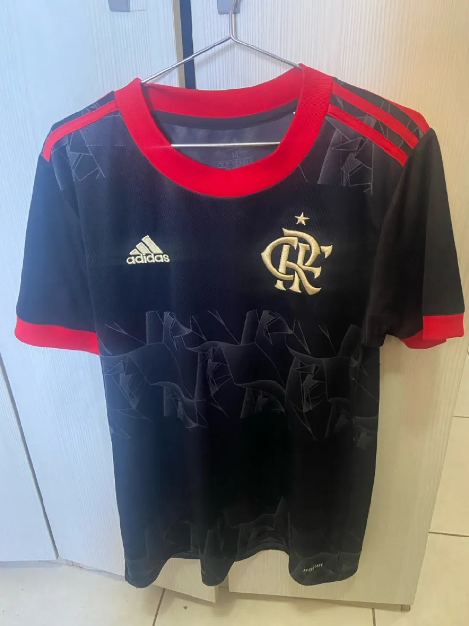 Camisa Flamengo 3 Adidas Original - 2022/23 - Preto