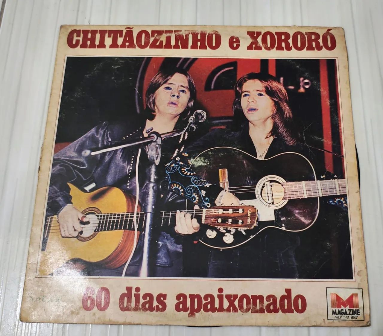 Disco de Vinil - Chitãozinho e Xororó - 60 dias apaixonado.