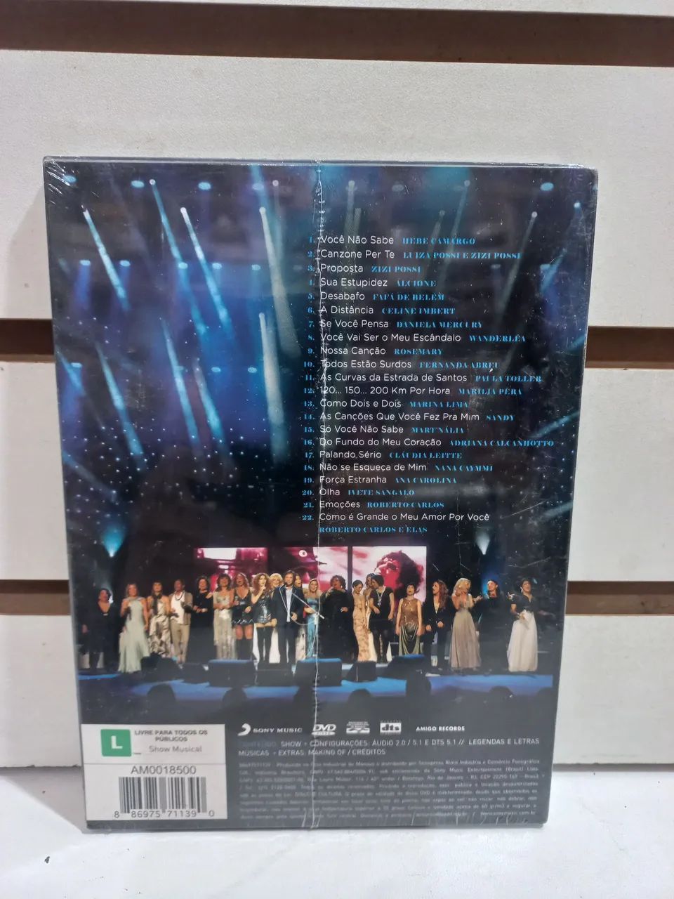 Dvd ELAS cantam ROBERTO Carlos lacrado  - Foto 2