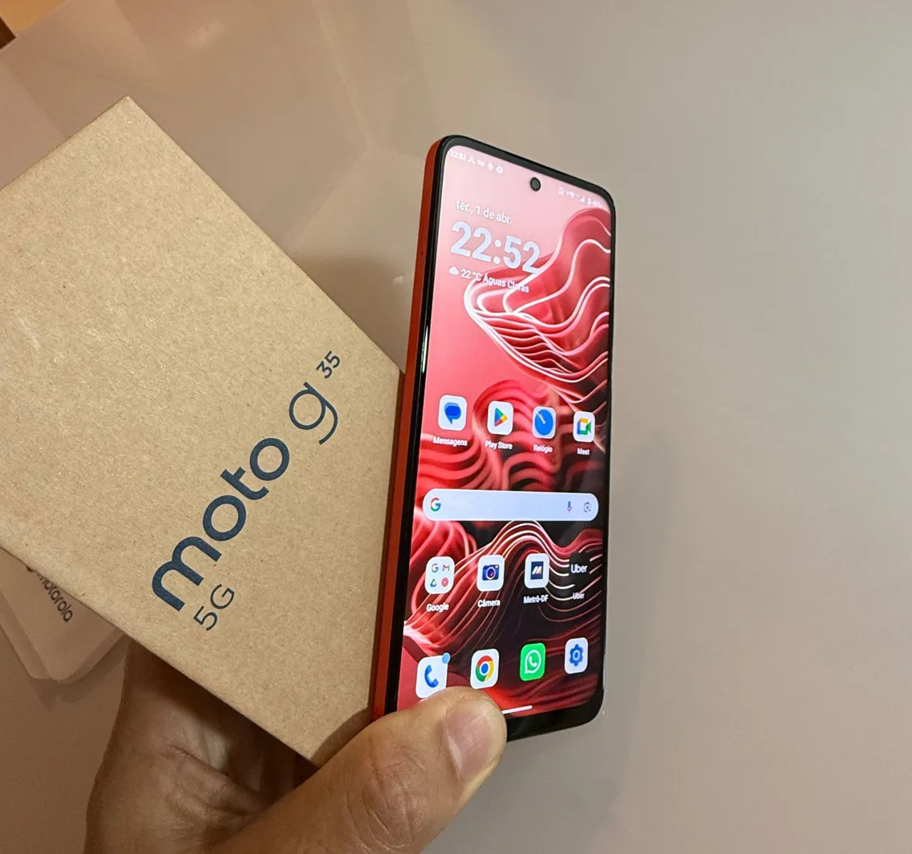 Moto G 35 5G - Moto g35 5g Novo - Garantia, Acessórios Originais
