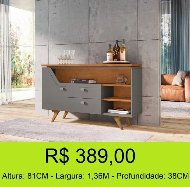 Rack aparador de sala - modernidade e qualidade  - Foto 2