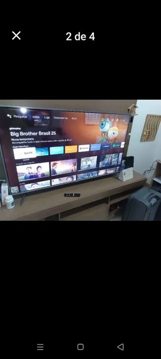 Smart tv 4k 55 polegadas CTL semi novo  - Foto 2