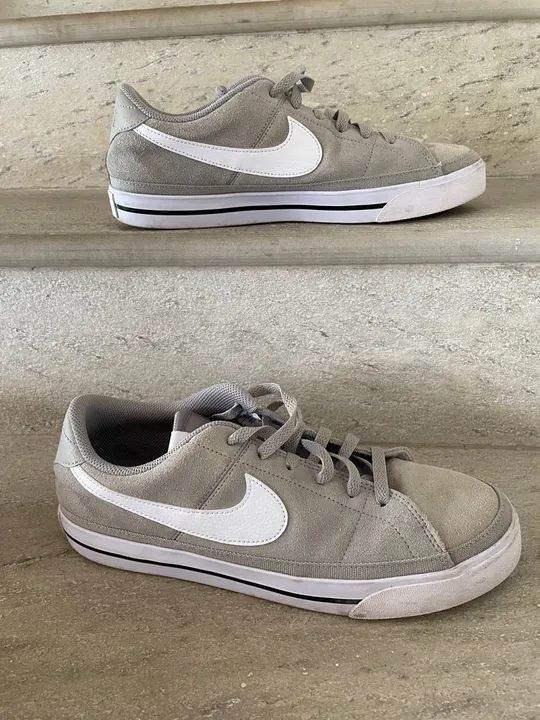 2 pares Tênis Nike cinza e caramelo - Foto 3