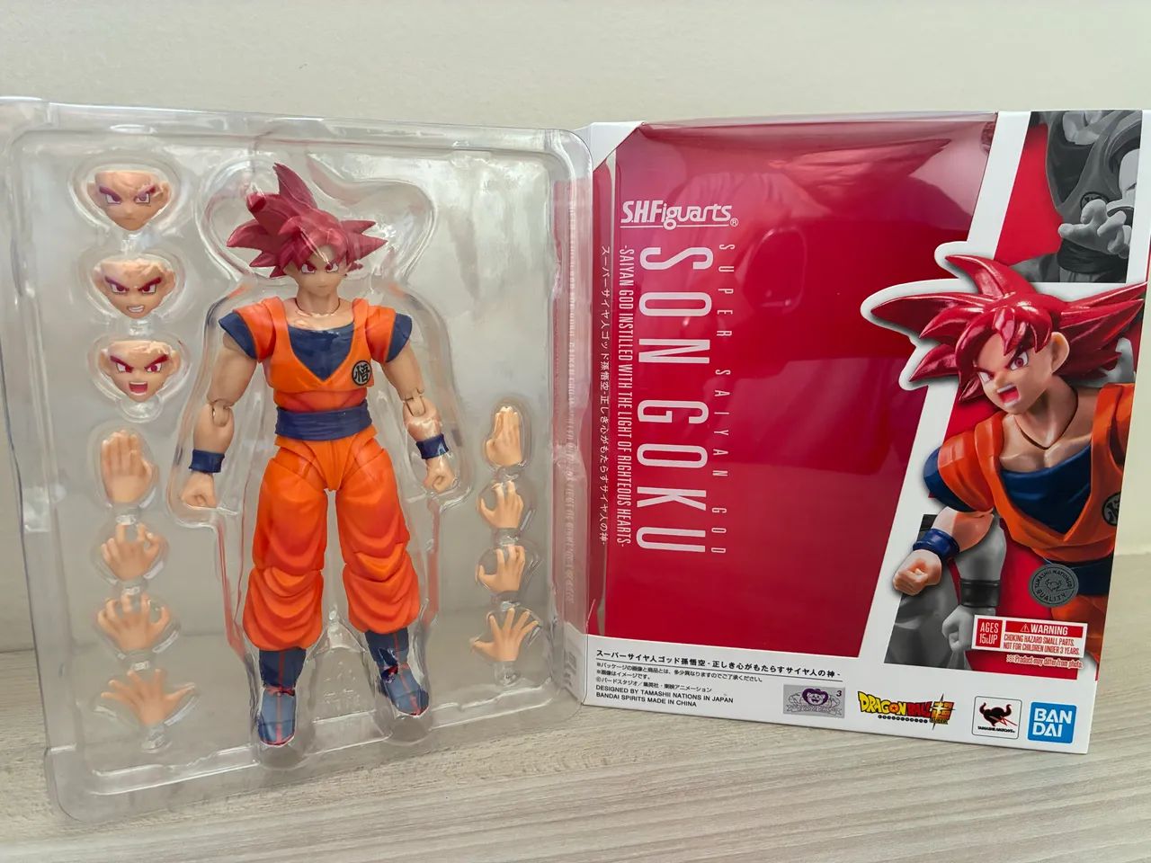 Goku Super Saiyajin God S.h. Figuarts Dragon Ball Z Bandai
