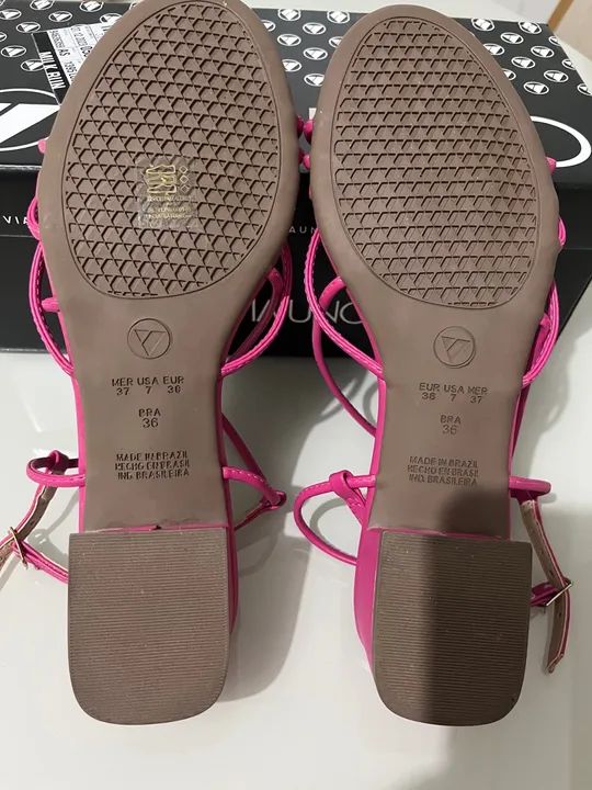 Sandália Via Uno Rosa - Foto 2