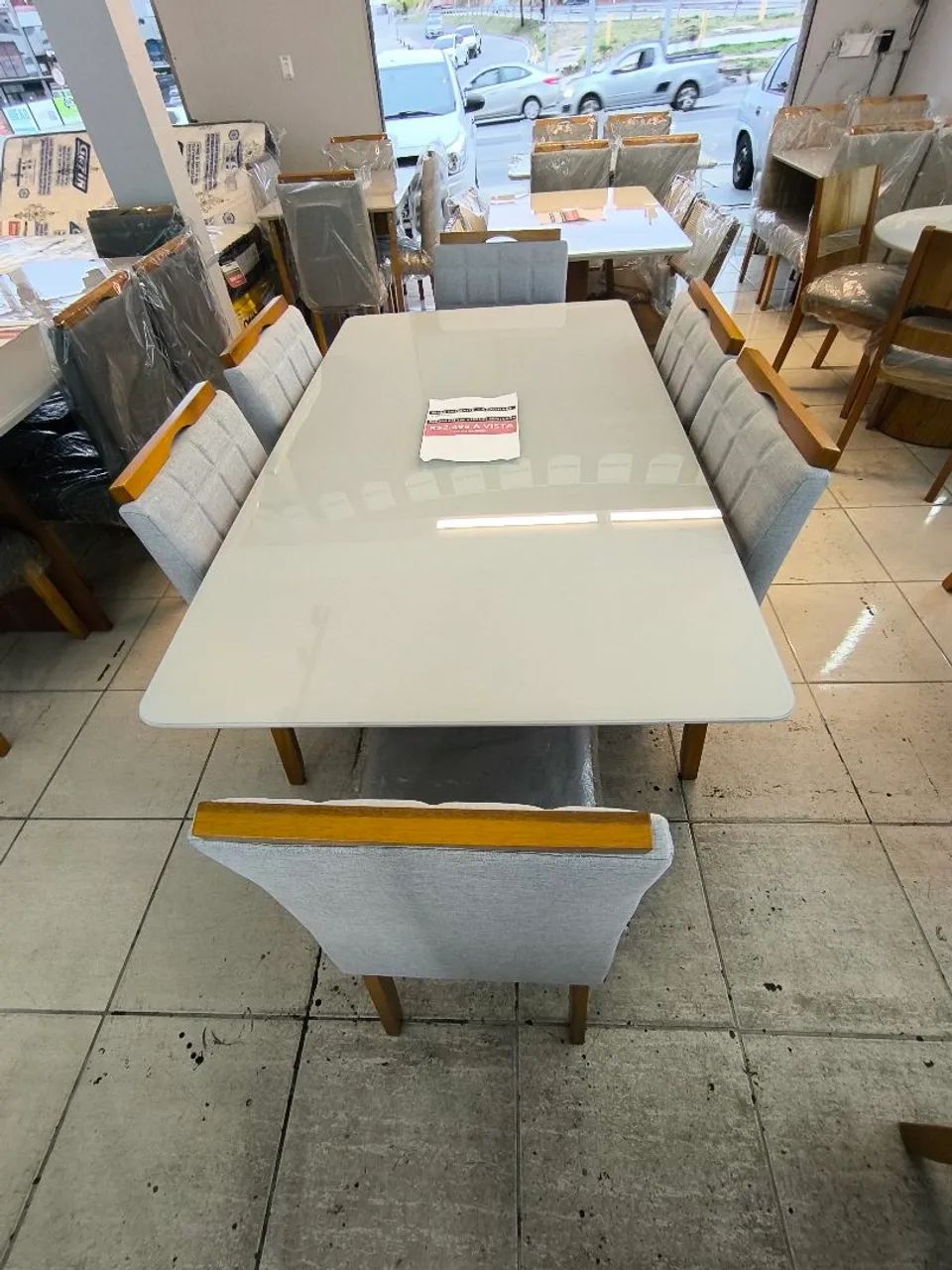 MESA DE JANTAR +6 CADEIRAS BELÍSSIMA 