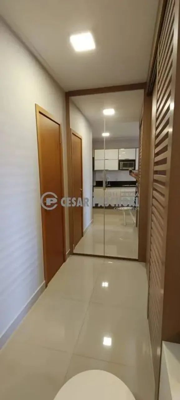 Apartamento Padrão Bosque das Juritis 1 dormitório com armário sala com painel tv sacada c - Foto 8