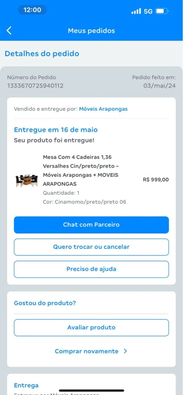 Mesa 4 cadeiras troco por fogão  - Foto 5