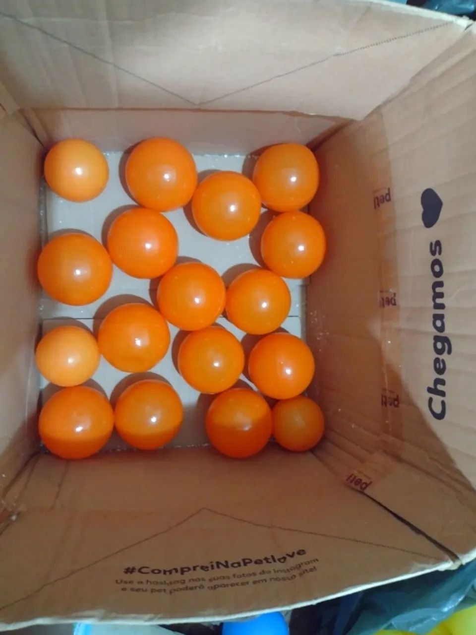 BOLINHA DE PISCINA LARANJA 17