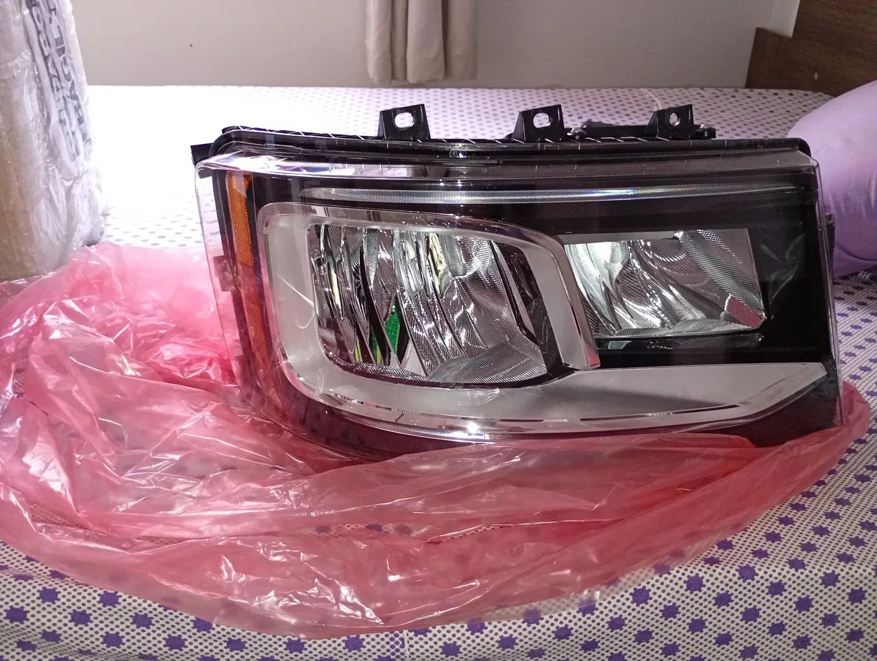 Par de farol Scania NTG R450 Full led - Foto 4