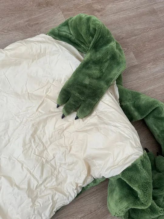 Saco de Dormir Dinossauro Verde Infantil - Foto 2