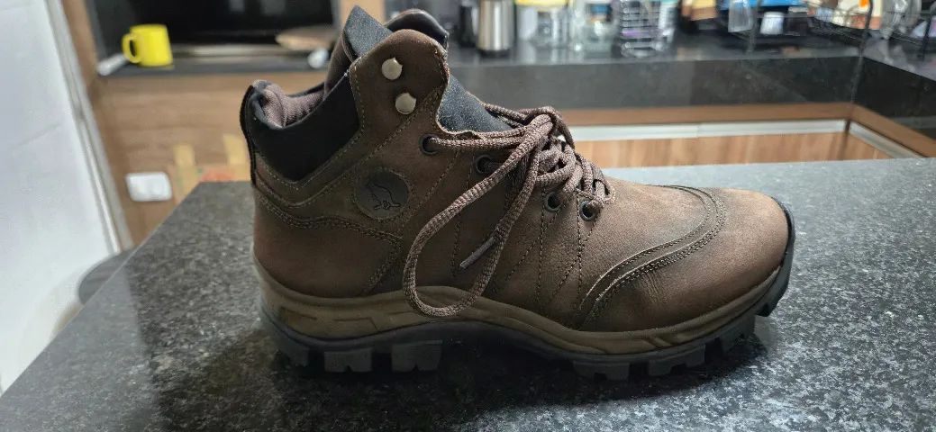Bota masculina em couro SideWalk nº 38 NOVA - Foto 5
